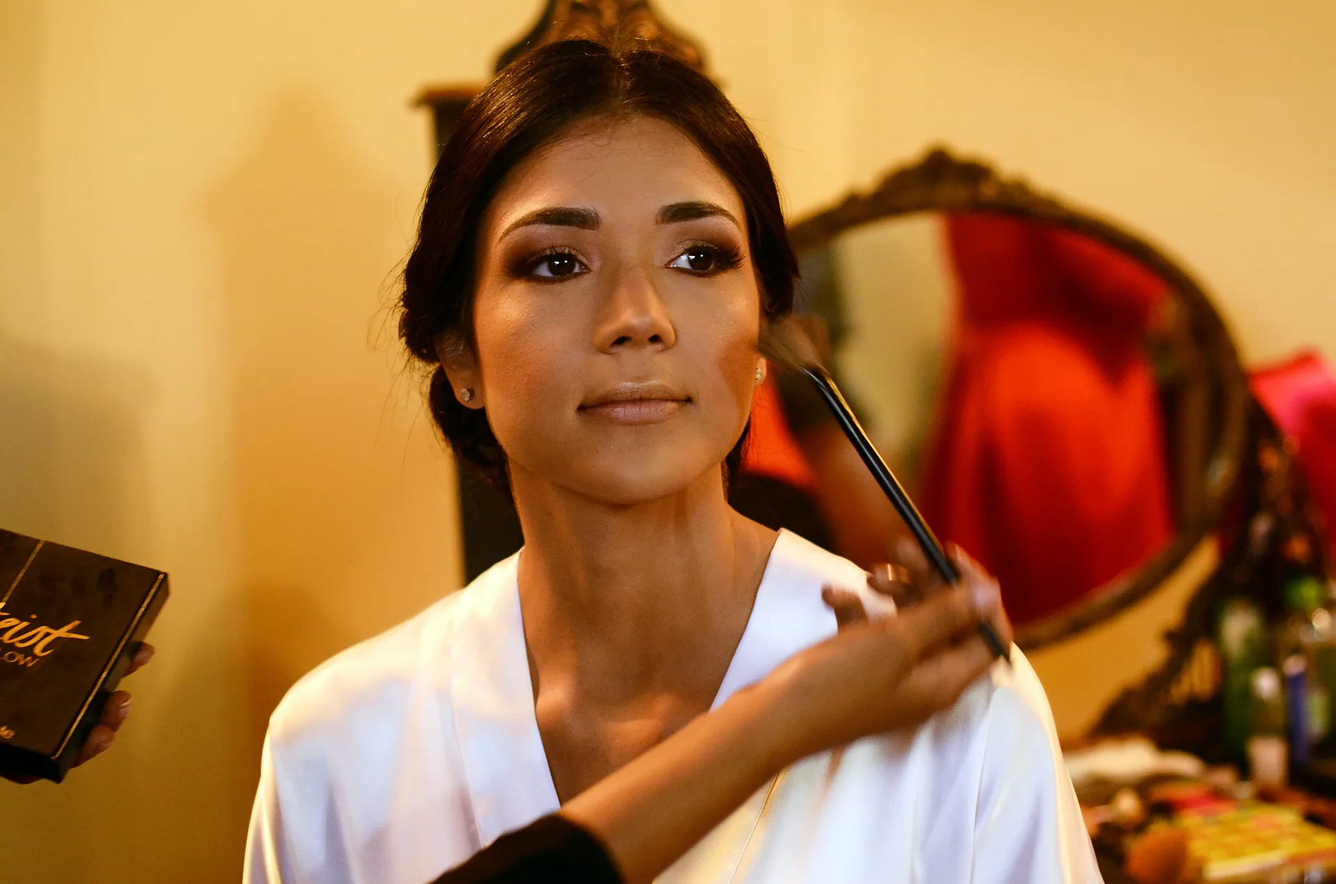 Preparativos de la novia